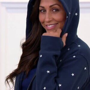 Peace Love World embroidered jacket